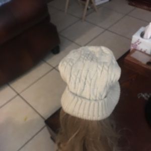 Adult cable knit stocking  hat New without tags.